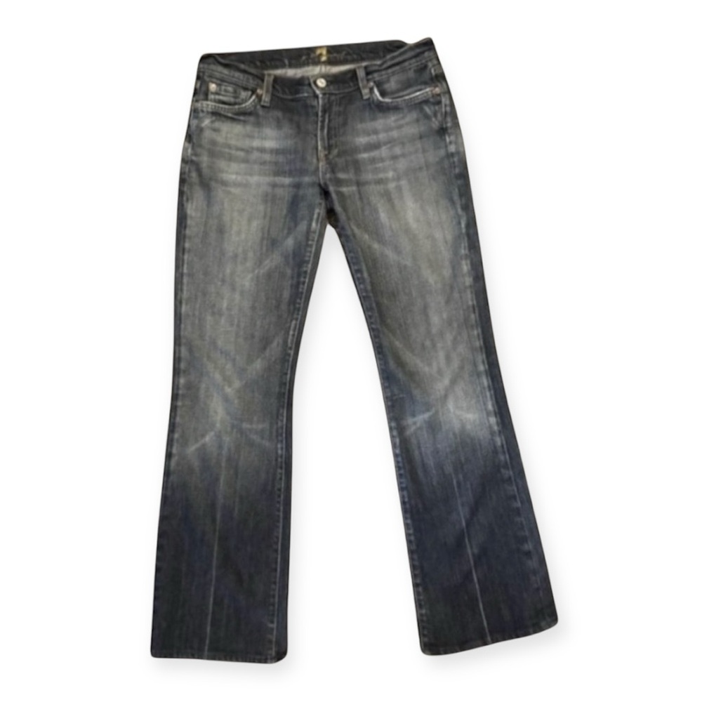 Distinctively Embroidered 7 For All Mankind Jeans - Size 30” - Gently Used